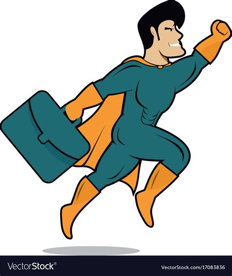 Work Hero Royalty Free Vector Image Vectorstock