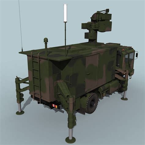 HQ-6/HQ-64 engagement radar 3D Model $150 - .3ds .fbx .flt .lwo .max ...