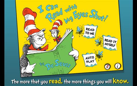 I Can Read With My Eyes Shut Dr Seuss Uk Apps And Games