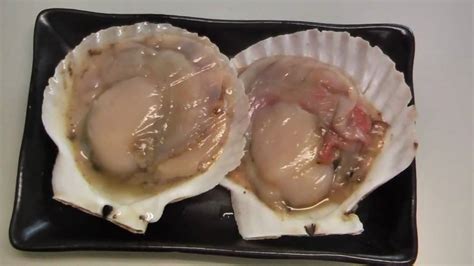 Half Shell Of Scallop Hokkaido Japan By Youtube