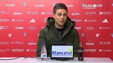 Rueda de prensa CD Mirandés vs Real Zaragoza YouTube