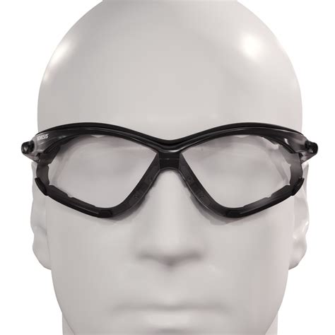 Kleenguard™ Nemesis™ Safety Glasses 65335 With Anti Fog Coating Clear Lenses Black Frame