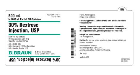 Hypertonic Dextrose Injection Fda Prescribing Information Side