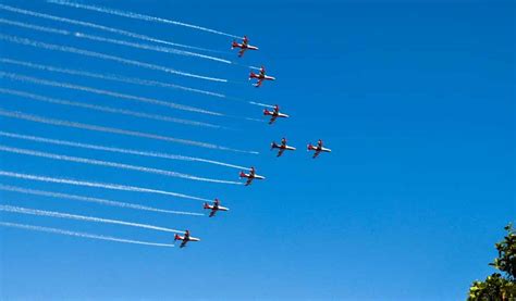 Indian Air Force S Surya Kiran Aerobatic Team Dazzles Spectators Over