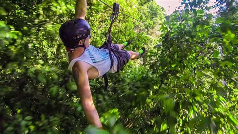 Epic Jungle Zip Line Youtube