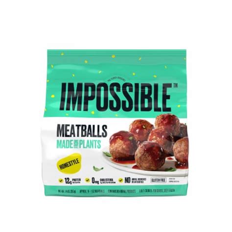 Impossible Plant Based Frozen Homestyle Meatballs 14 Oz QFC