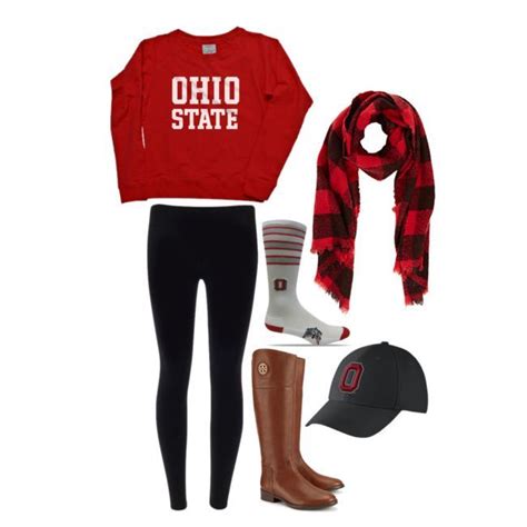 Ohio State Themed Cute Outfit Over Ohio State Clothes Op Pinterest