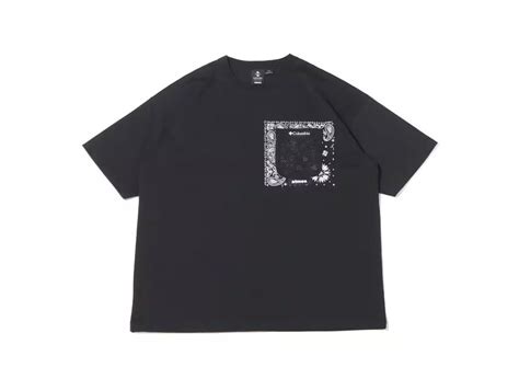 Atmos X Columbia Roar Brook Graphic Ss Tee 1 Black Snkrdunk