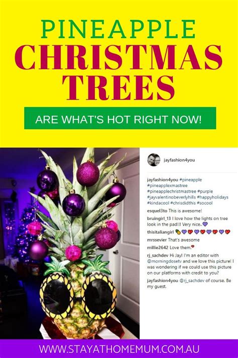 Pineapple Christmas Trees Are Whats Hot Right Now Stay At Home Mum