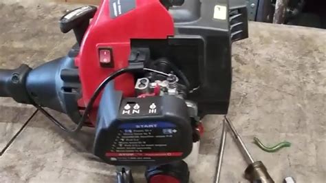 Craftsman 25cc Gas Trimmer Weedwacker Carburetor Repair Youtube