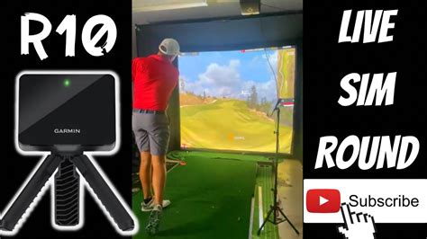 Live Garmin R10 Sim Golf Round Youtube