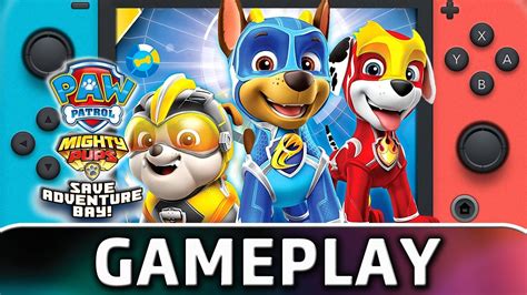 Paw Patrol Mighty Pups Save Adventure Bay First Minutes On