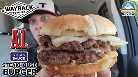 Wayback Burgers® Steakhouse Burger Review 🥩🏠🍔 Theendorsement Youtube