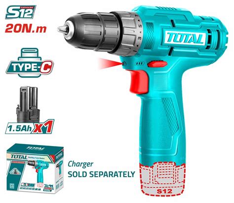 Total Cordless Drill Li Ion V Ah Nm Meilleur Choix