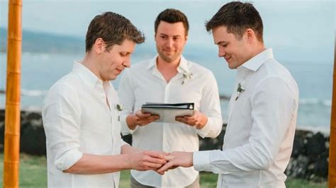 OpenAI CEO Sam Altman marries his longtime boyfriend Oliver Mulherin ...