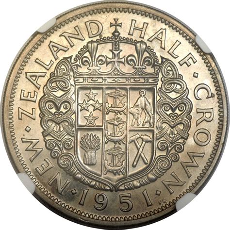 Half Crown Coin From New Zealand Online Coin Club