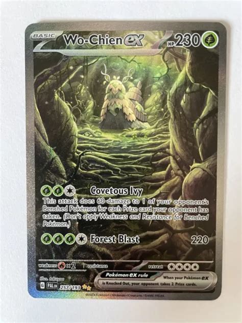 Pokemon Sv Paldea Evolved Wo Chien Ex Full Art Secret Rare Eur