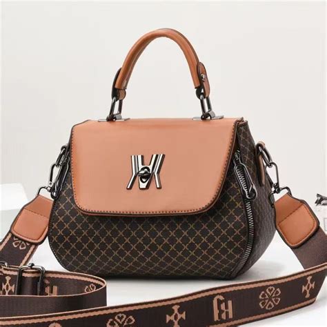 Jual JTF10227 Browncoffee Tas Selempang Wanita Cantik Fashion Import