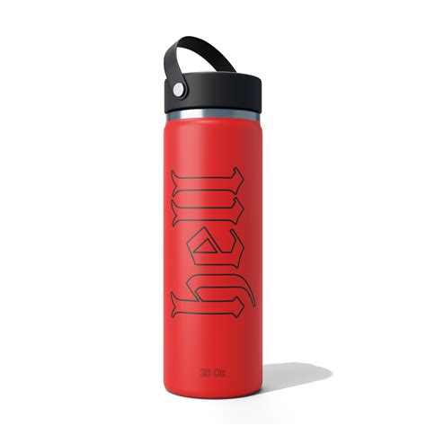 Hydro Flask Red Hell On Earth Mfg