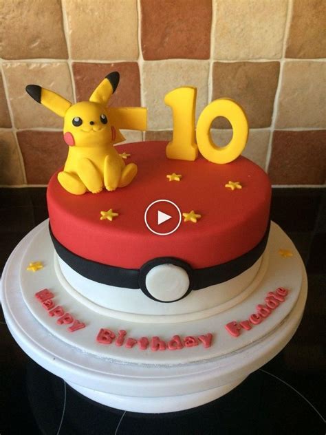 27 meilleure image de gâteau d anniversaire Pikachu Pokemon birthday