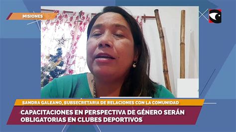 Capacitaciones En Perspectiva De Género Serán Obligatorias En Clubes Deportivos Vídeo Dailymotion