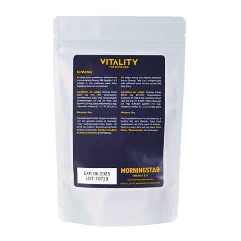 Vitality Ginseng Erectiepillen Online Sexshop