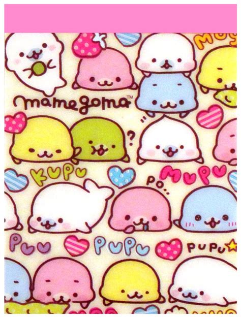 San X Mamegoma Multi Seal Mini Memo Pad Kawaii Stationery Kawaii