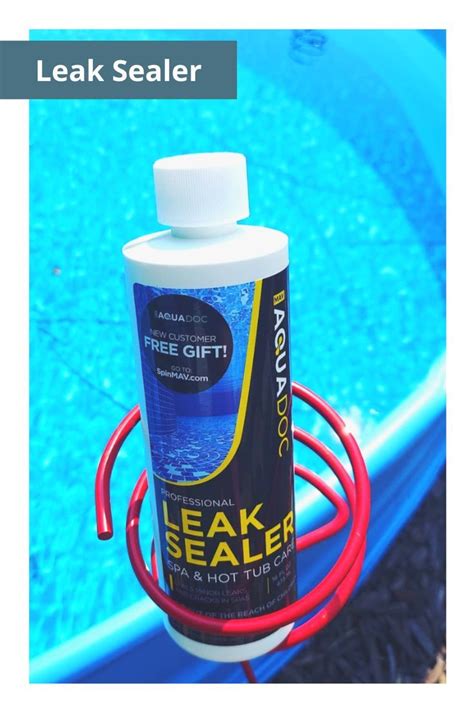 Aquadoc Spa Leak Repair And Hot Tub Leak Sealer Easily Fix A Leak For Spas Hot Tub Leak Stop