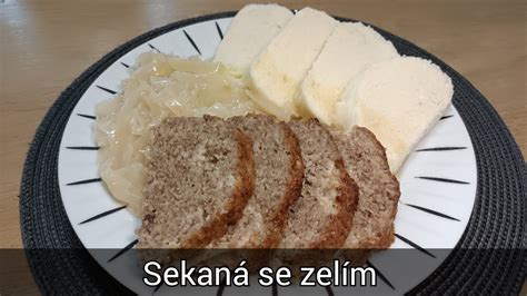 Sekaná se zelím a houskovým knedlíkem recept YouTube