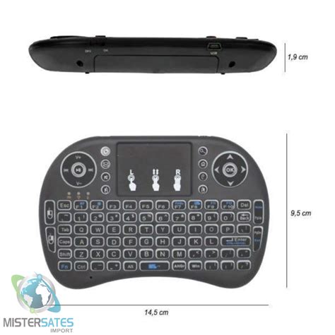 Mini Teclado Wireless Touch Pad Pc Android Tv Smart Led