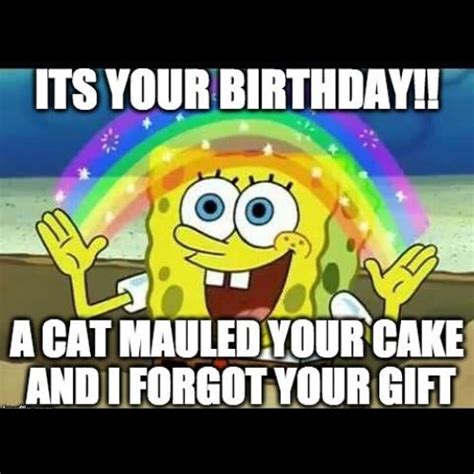 20+ Funny SpongeBob Birthday Memes for The Big Day