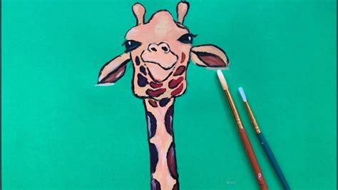 Easy Giraffe Painting