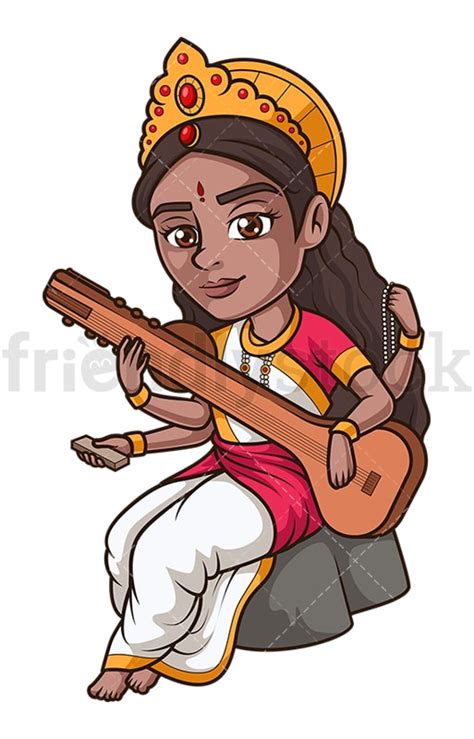 Top Cartoon Images Of Saraswati Tariquerahman Net