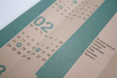 Harvest Calendar on Behance