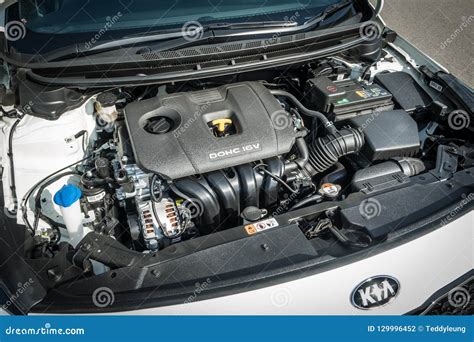 KIA Cerato 2018 Engine Editorial Photography Image Of Luxury 129996452