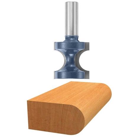 Bosch 38 In Carbide Tipped Bullnose Router Bit In The Edge Forming