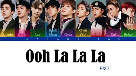 EXO 엑소 Ooh La La Lyrics Color Coded Han Rom Eng YouTube