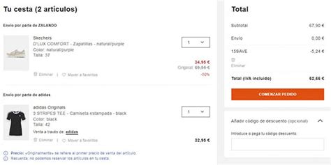 Cupones y Código descuento Zalando