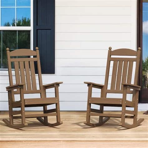 Lue Bona Oscar Brown Hdps Recycled Plastic Weather Resistant Adirondack