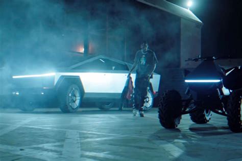 Teslas Cybertruck Found Its Way Into A Travis Scott Music Video