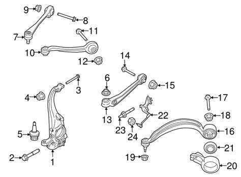 Porsche Macan Lower Control Arm Mount Bolt Wht Oem