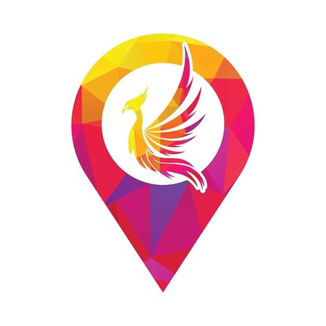 Premium Vector | Phoenix logo flying bird abstract design vector template