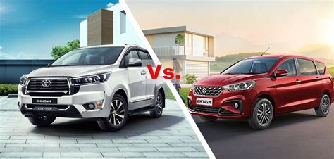 Toyota Innova Crysta Vs Maruti Suzuki Ertiga A Detailed Comparison