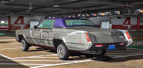 Cadillac Eldorado Lowrider Fivem Grand Theft Auto Optimized Mod