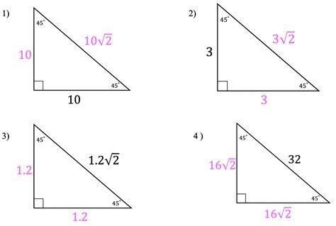 45 45 90 Triangle - Math Lessons