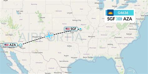 G4636 Flight Status Allegiant Air Springfield To Phoenix AAY636