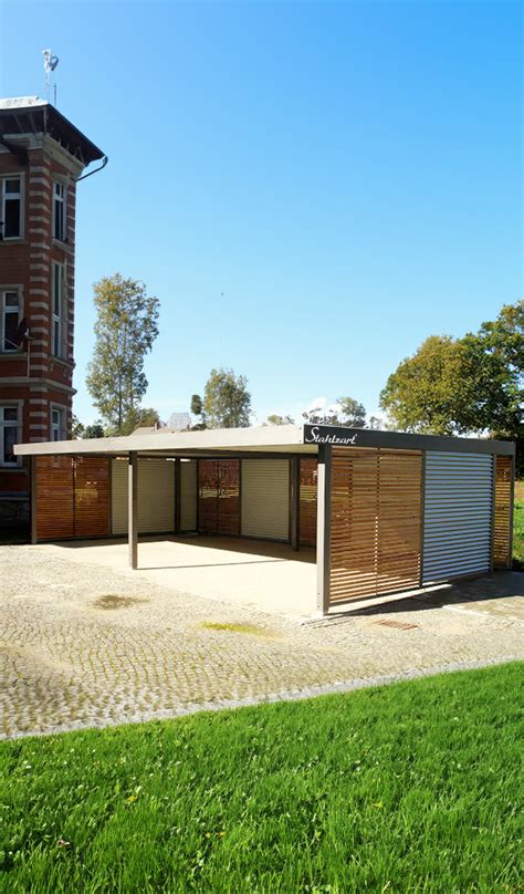 Stahlzart Reihencarport Modern Langlebig für Ihr Zuhause