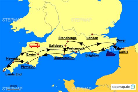 Stepmap S Dengland Landkarte F R Gro Britannien