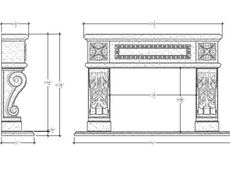 Custom Fireplace Mantels Of Southern California Studio Design Works