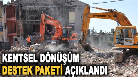 Kentsel dönüşüme 1 milyon 250 bin lira finansman